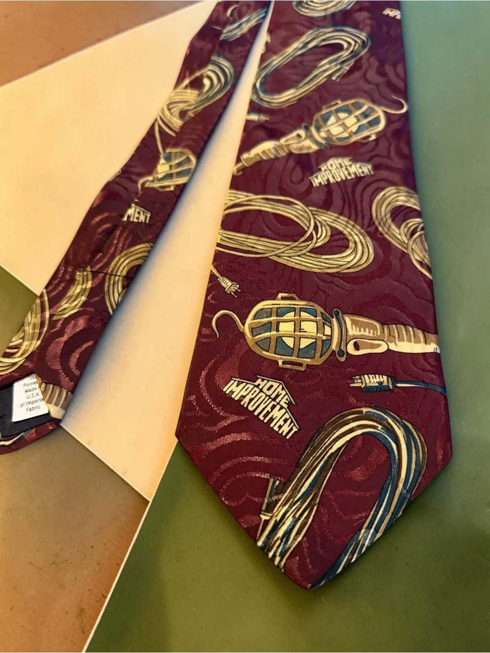 Vintage Home Improvement Tie Tim Allen Touchstone Pictures TV Show Tool Time